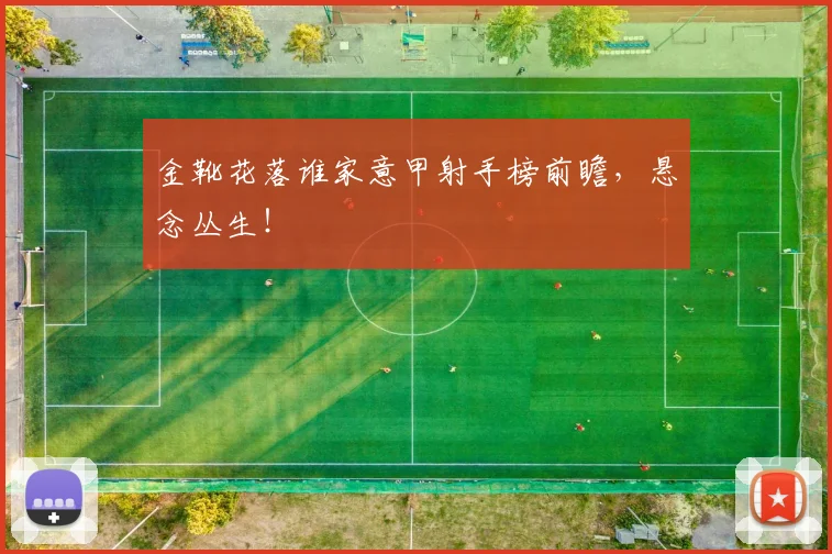 金靴花落谁家意甲射手榜前瞻，悬念丛生！